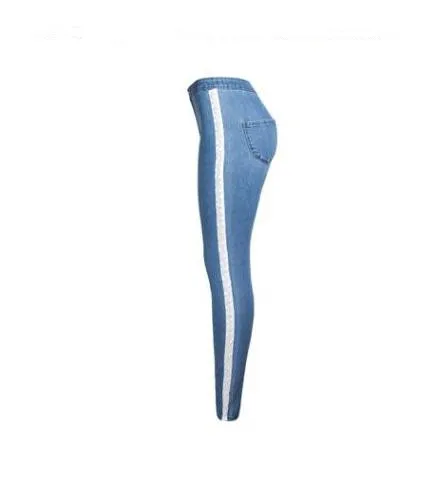 2019 High Waist Womens Pearl Ribbon Denim Pencil Pants Spring And Summer Full Length Female Jeans Pants S/3Xl Trousers J2762
2019 High Waist Womens Pearl Ribbon Denim Pencil Pants Spring And Summer Full Length Female Jeans Pants S/3Xl Trousers J2762