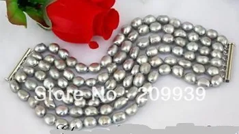 free shipping 00313 6strands 12mm gray baroque pearl bracelet bangle magnet
free shipping 00313 6strands 12mm gray baroque pearl bracelet bangle magnet