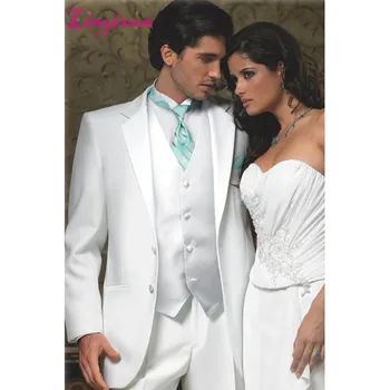 Linyixun 2018 New Formal White Wedding Suits For Men Notched Lapel Grooms Tuxedos Two Buttons mens suit Trim Fit Men Wedding Sui
Linyixun 2018 New Formal White Wedding Suits For Men Notched Lapel Grooms Tuxedos Two Buttons mens suit Trim Fit Men Wedding Sui
