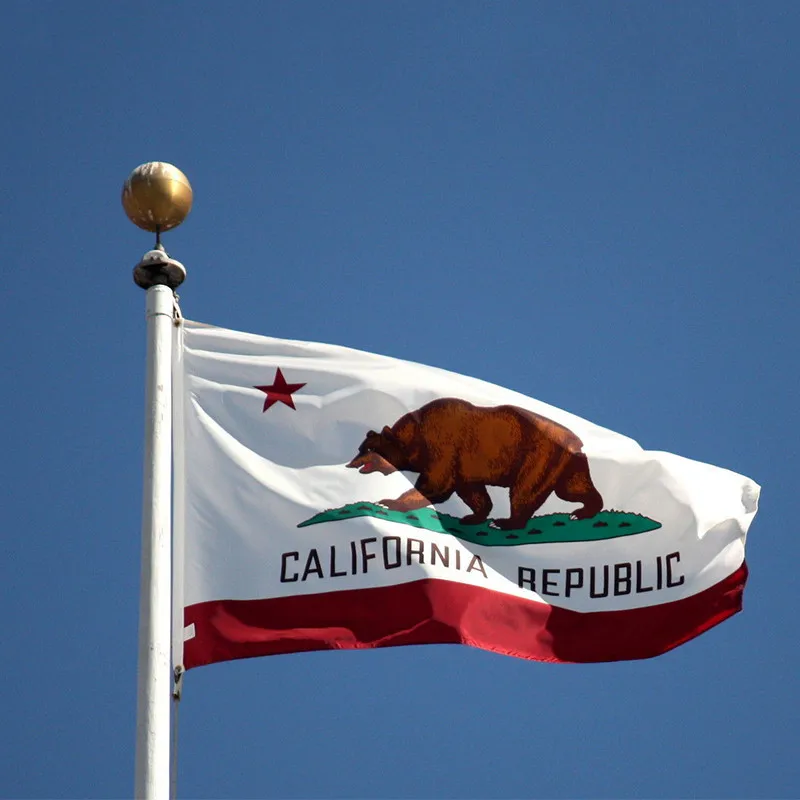

New 3*5 Feet California State Flag United States Flag Banner Outdoor Indoor Home Decor Drop Shipping
