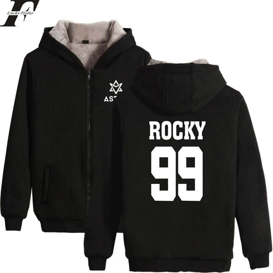 LUCKYFRIDAYF 2018 ASTRO Kpop STAR Group Winter Hoodies Women/Men Zipper Tracksuit Men Casual Thicken Sweatshirt Hoodie Clothes
LUCKYFRIDAYF 2018 ASTRO Kpop STAR Group Winter Hoodies Women/Men Zipper Tracksuit Men Casual Thicken Sweatshirt Hoodie Clothes