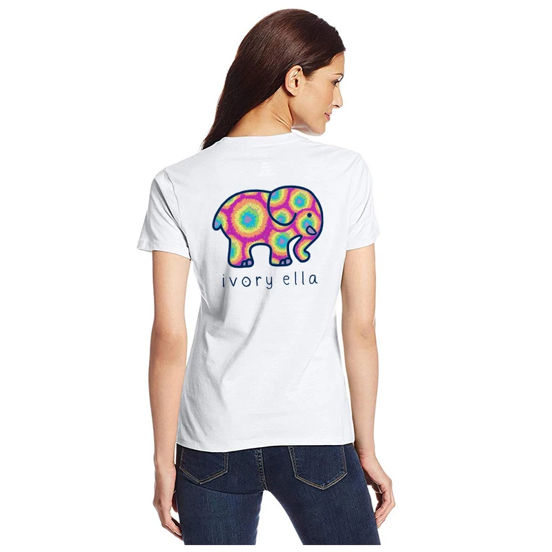2019 Classic Fit Soft White Santa Hat Tee Ivory Ella Elephant Graphic Print T-Shirt Women Casual O Neck Casual Tees Tops
2019 Classic Fit Soft White Santa Hat Tee Ivory Ella Elephant Graphic Print T-Shirt Women Casual O Neck Casual Tees Tops
