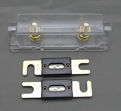 ANL Fuse holder Distribution INLINE 0 4 8 GA GOLD PLATED FREE 2X80A 100A 150A 200A 250A 300A ANL FUSE
ANL Fuse holder Distribution INLINE 0 4 8 GA GOLD PLATED FREE 2X80A 100A 150A 200A 250A 300A ANL FUSE