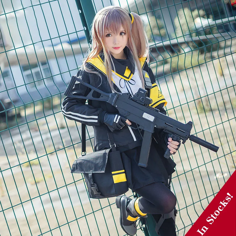Game Girls Frontline Ump45 Cosplay Costumes Women Girls' Battle Uniforms Halloween Carnival UMP 45 Dress Full Set
Game Girls Frontline Ump45 Cosplay Costumes Women Girls' Battle Uniforms Halloween Carnival UMP 45 Dress Full Set