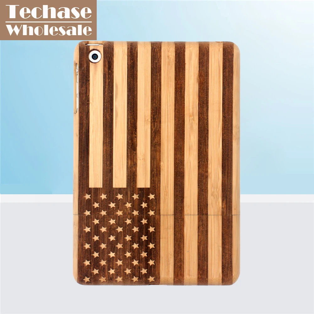100pcs/lot Wholesale Techase Bamboo Tablet Cases For iPad Mini 1 2 Case Shockproof Protective Back Covers America Flag Free Logo
100pcs/lot Wholesale Techase Bamboo Tablet Cases For iPad Mini 1 2 Case Shockproof Protective Back Covers America Flag Free Logo