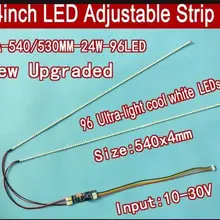 Strip-Kit Ccfl-Panel Brightness Led-Backlight 540mm 24inch-Wide Adjustable LCD 5pcs Update