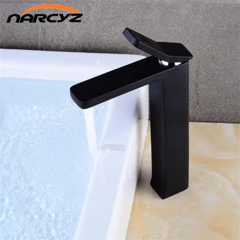 Basin Faucets Elegant Water Basin Mixer Tap Bathroom Faucet Hot and Cold Chrome Finish Brass Toilet Sink Water Crane Black B561
Basin Faucets Elegant Water Basin Mixer Tap Bathroom Faucet Hot and Cold Chrome Finish Brass Toilet Sink Water Crane Black B561