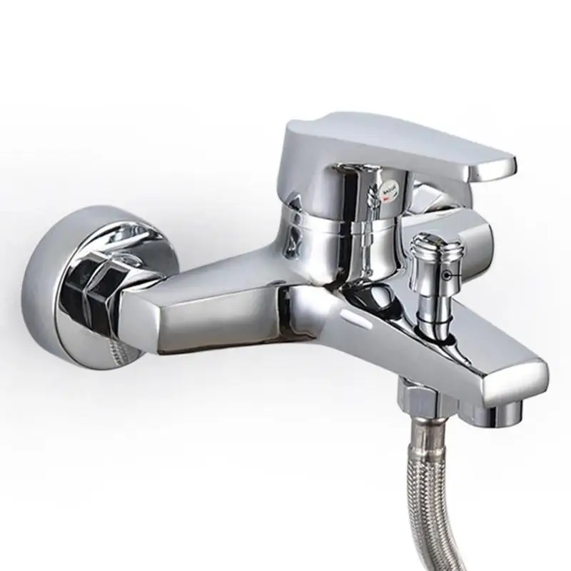 

Bathroom Rainfall Shower Faucet Mixer Valve Control Water Taps Waterfall Wall Mounted Bath Shower Head