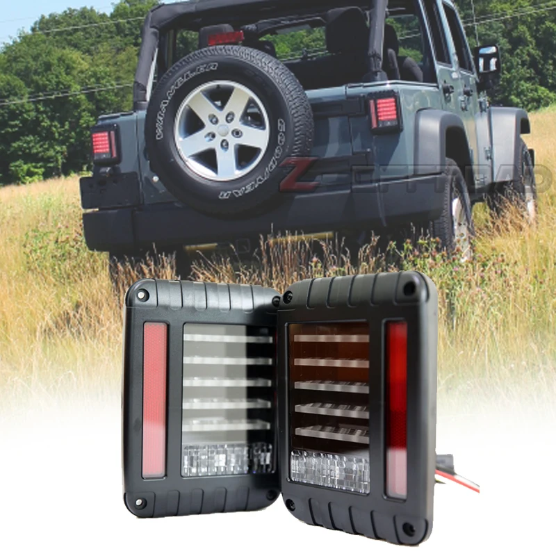For Jeep Wrangler Sport offroad tail lighting EU and US Version Tail Lights with running brake turn signal Reserve lamp light
For Jeep Wrangler Sport offroad tail lighting EU and US Version Tail Lights with running brake turn signal Reserve lamp light