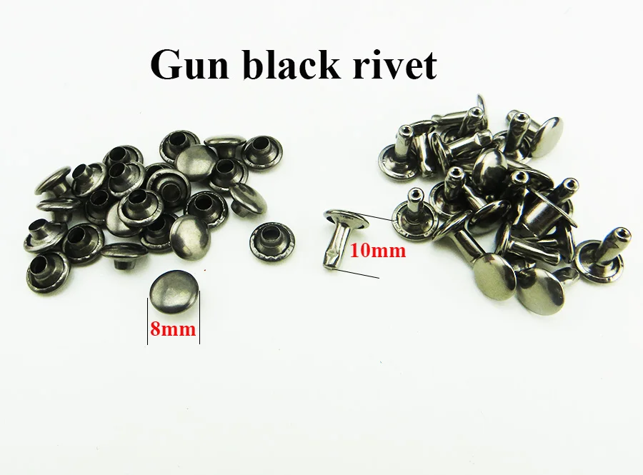 100PCS 8*10MM GUN black METAL RIVET buttons sewing clothes accessories bag fits MR-015
100PCS 8*10MM GUN black METAL RIVET buttons sewing clothes accessories bag fits MR-015