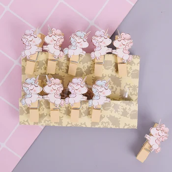 10 pcs/lot Cute unicorn animal photo clips wooden clip DIY photo wall decoration clip craft pegs with hemp rope
10 pcs/lot Cute unicorn animal photo clips wooden clip DIY photo wall decoration clip craft pegs with hemp rope