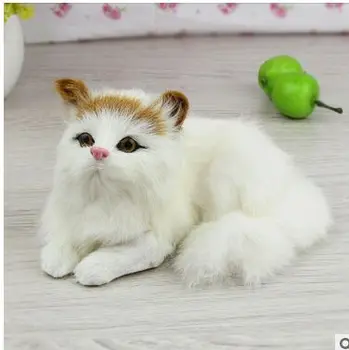 about 16x12CM white prone cat with yellow head model,polyethylene&furs handicraft Figurines home decoration toy gift a2630
about 16x12CM white prone cat with yellow head model,polyethylene&furs handicraft Figurines home decoration toy gift a2630