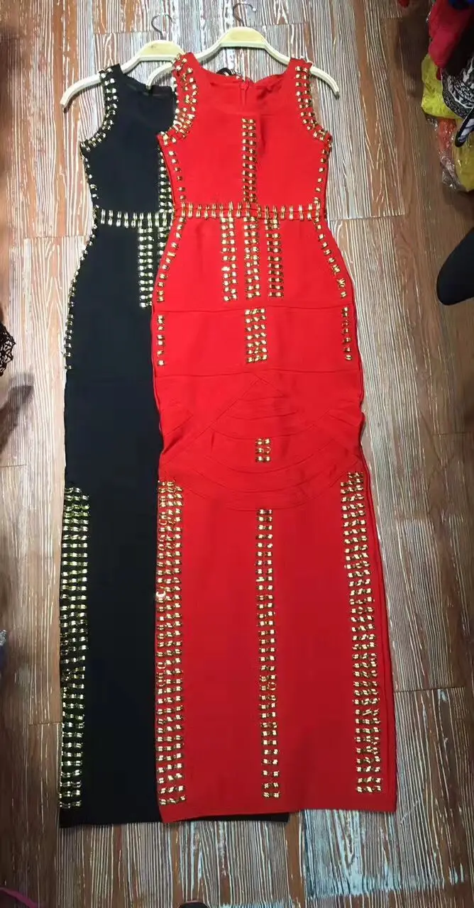 High Quality Black Red Sleeveless Bodycon Sexy Long Dress Celebrity Evening Party Dress
High Quality Black Red Sleeveless Bodycon Sexy Long Dress Celebrity Evening Party Dress