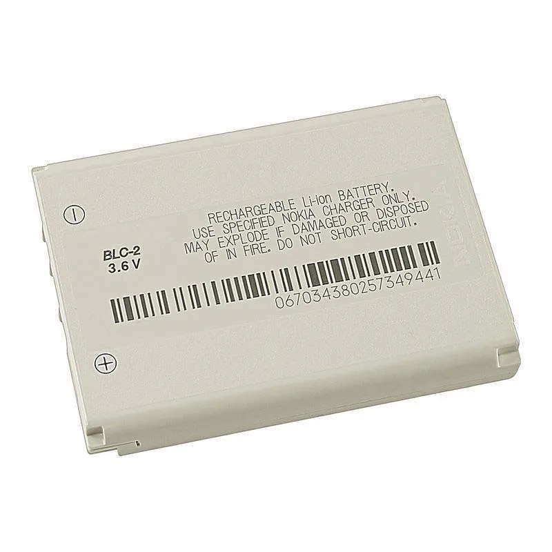 Original High Capacity BLC-2 Phone battery for Nokia 1260 2260 3315 3320 3360 3390 3410 3510 3520 3310 3595 6010 6800 3350 3330
Original High Capacity BLC-2 Phone battery for Nokia 1260 2260 3315 3320 3360 3390 3410 3510 3520 3310 3595 6010 6800 3350 3330