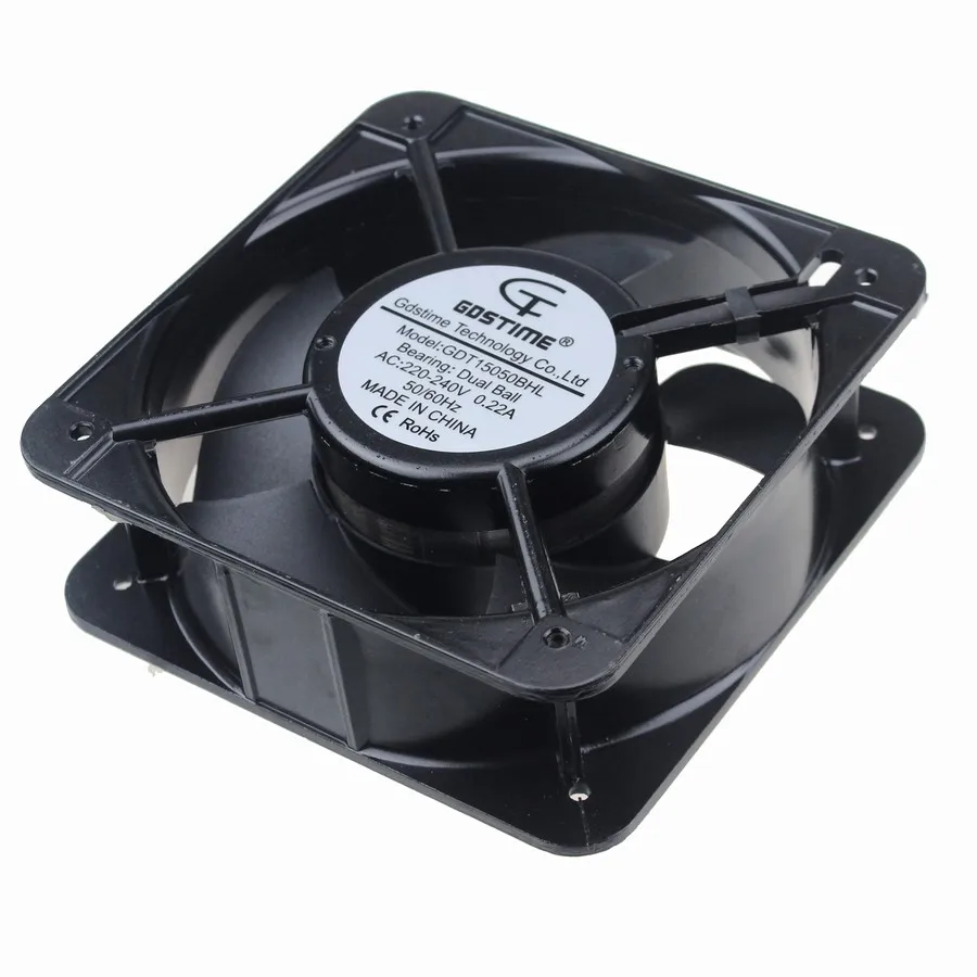 5Pcs Gdstime 150mm 150x150x50mm Ball Bearing 15cm Axial Cooling 240V 220V AC Cooler Fan
5Pcs Gdstime 150mm 150x150x50mm Ball Bearing 15cm Axial Cooling 240V 220V AC Cooler Fan