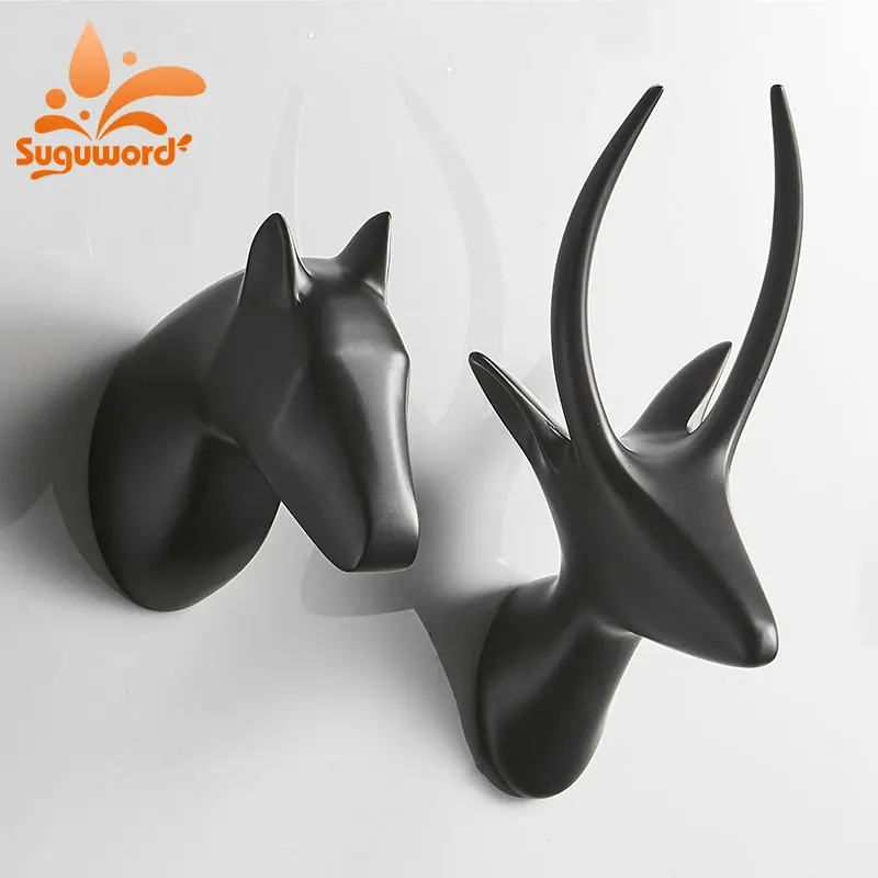 American black coat hook light golden porch stereo horse head fashion hook black antelope fashion solid coat hook
American black coat hook light golden porch stereo horse head fashion hook black antelope fashion solid coat hook