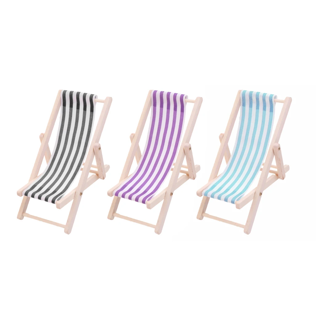 1:12 Pretend Play Toy Miniature Foldable Beach Chair for Doll Home Outdoor Garden Yard Furniture and Acessories 1:12 Pretend Play Toy Miniature Foldable Beach Chair for Doll Home Outdoor Garden Yard Furniture and Acessories