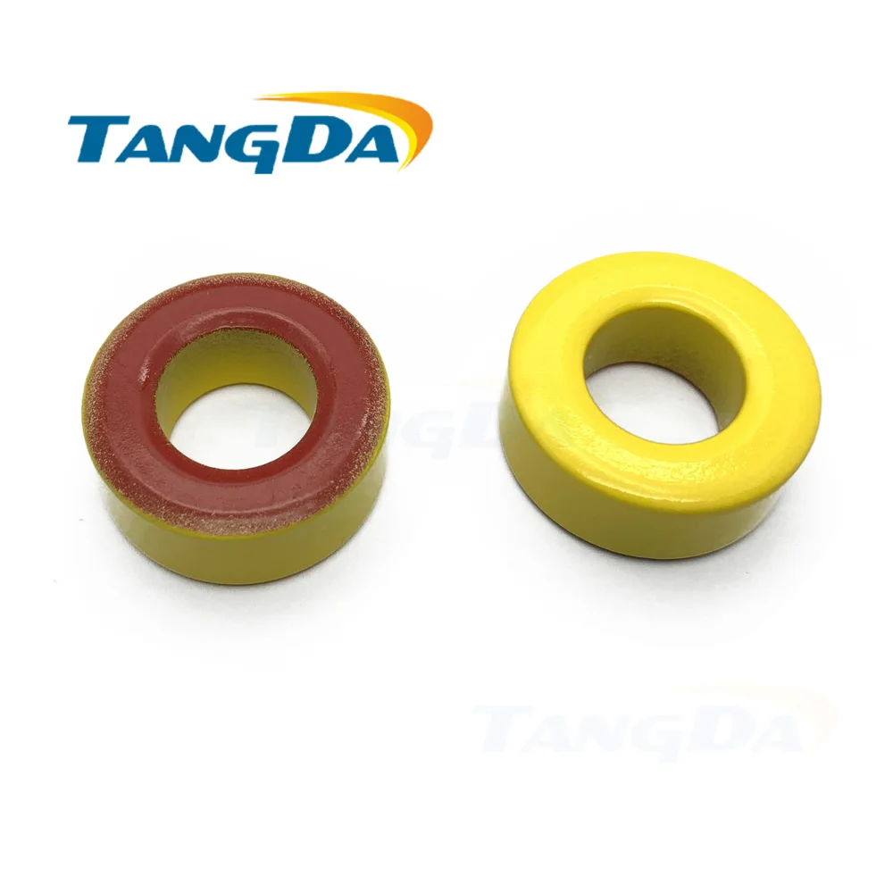 T106 8 Iron powder cores T106-8 OD*ID*HT 27*14*11.5 mm 45nH/N2 35uo Iron dust core Ferrite Toroid Core toroidal yellow red PR
T106 8 Iron powder cores T106-8 OD*ID*HT 27*14*11.5 mm 45nH/N2 35uo Iron dust core Ferrite Toroid Core toroidal yellow red PR