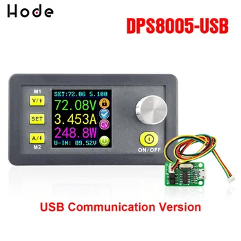DPS8005 LCD Digital Programmable Constant Voltage Current Step-down Power Supply Module Buck Converter DC 80V 5A +USB
DPS8005 LCD Digital Programmable Constant Voltage Current Step-down Power Supply Module Buck Converter DC 80V 5A +USB