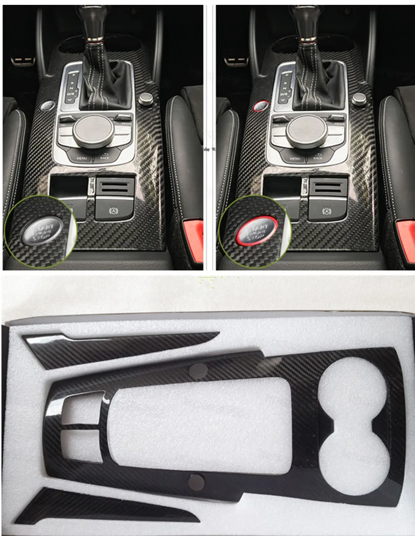 Carbon Fiber Interior Moldings Central Control Panel Cover Trim For Audi A3 S3 RS3 2014-2019 LHD only 3 pcs Packing
Carbon Fiber Interior Moldings Central Control Panel Cover Trim For Audi A3 S3 RS3 2014-2019 LHD only 3 pcs Packing