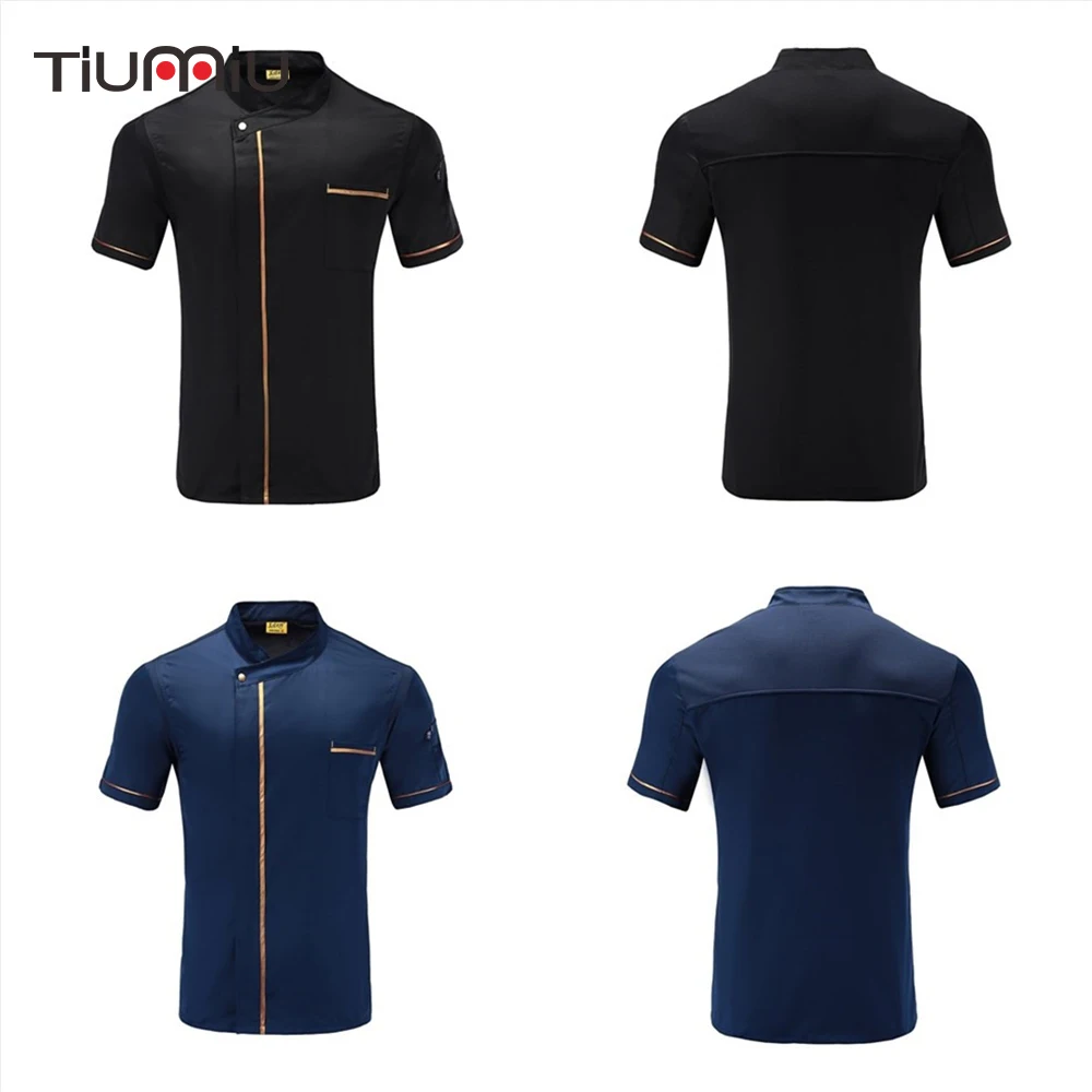 Chef Jackets Short Sleeve Chef Coat Food Service Restaurant Catering Kitchen Sushi Cooking Bakery Breathable Workwear Uniform
Chef Jackets Short Sleeve Chef Coat Food Service Restaurant Catering Kitchen Sushi Cooking Bakery Breathable Workwear Uniform
