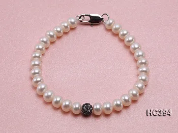 Unique Pearls jewellery Store 18cm AA 6-7MM White Color Freshwater Pearl Rhinestone Beads Bracelet
Unique Pearls jewellery Store 18cm AA 6-7MM White Color Freshwater Pearl Rhinestone Beads Bracelet