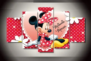 Mural decoration modular Mickey Mouse cartoons modern posters on the canvas painting pictures of the sitting room
Mural decoration modular Mickey Mouse cartoons modern posters on the canvas painting pictures of the sitting room