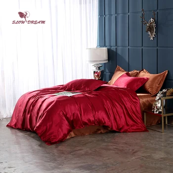 SlowDream Luxury Bedding Set Red Bedspread Coffee Bed Linens Flat Sheet Pillowcase Family Suite Adult Bed Double Duvet Cover Set
SlowDream Luxury Bedding Set Red Bedspread Coffee Bed Linens Flat Sheet Pillowcase Family Suite Adult Bed Double Duvet Cover Set