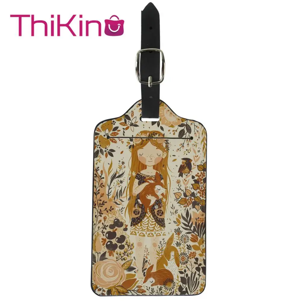 Thikin Kawaii Cartoon Luggage Tag Women Travel Accessories PU Suitcase ID Address Holder Baggage Boarding Tag Portable Label
Thikin Kawaii Cartoon Luggage Tag Women Travel Accessories PU Suitcase ID Address Holder Baggage Boarding Tag Portable Label