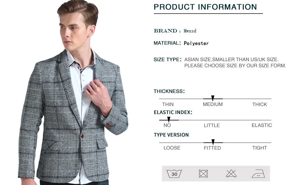Mwxsd brand Quality Autumn Suit Blazer Men Fashion Slim Male Suits Casual Suit Jacket Masculine Blazer Size M-3XL 11