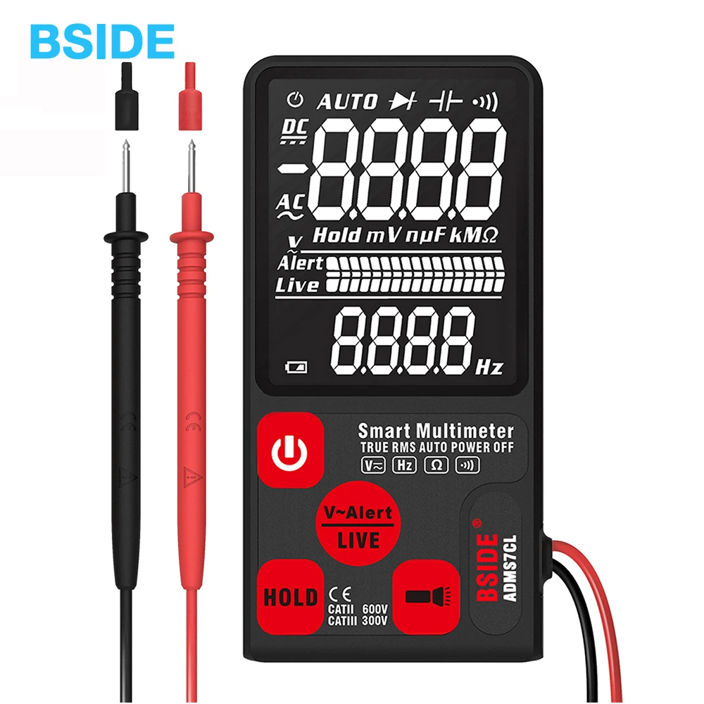 BSIDE ADMS9 CL NCV Smart Digital Multimeter AC/DC voltage meter LCD Large Screen
BSIDE ADMS9 CL NCV Smart Digital Multimeter AC/DC voltage meter LCD Large Screen