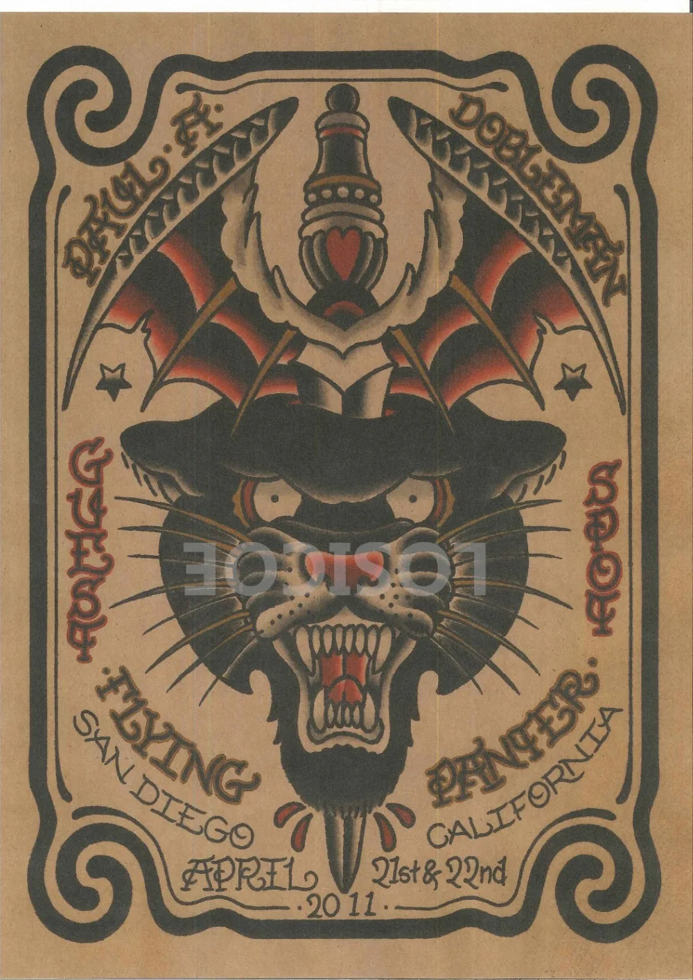 Vintage Old Shool Tattoo Posters Kraft Paper Painting Wall Sticker Antique Collection Home Decoration 30x42 CM
Vintage Old Shool Tattoo Posters Kraft Paper Painting Wall Sticker Antique Collection Home Decoration 30x42 CM
