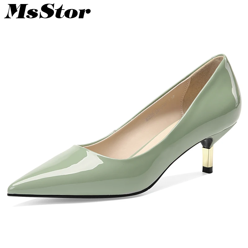 MsStor Pointed Toe Thin Heels Women Pumps Fashion Shallow Med Heel Women Shoes Spring Slip On Sexy Concise Pumps Shoes Woman
MsStor Pointed Toe Thin Heels Women Pumps Fashion Shallow Med Heel Women Shoes Spring Slip On Sexy Concise Pumps Shoes Woman
