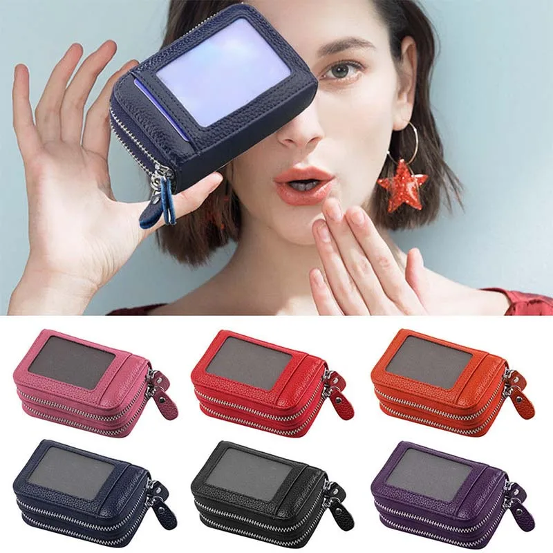 Ladies Soft Leather Small Two Zip Coin Bag Womens Wallet Coin Key Purse Card Bag Pouch 5 Colors
Ladies Soft Leather Small Two Zip Coin Bag Womens Wallet Coin Key Purse Card Bag Pouch 5 Colors