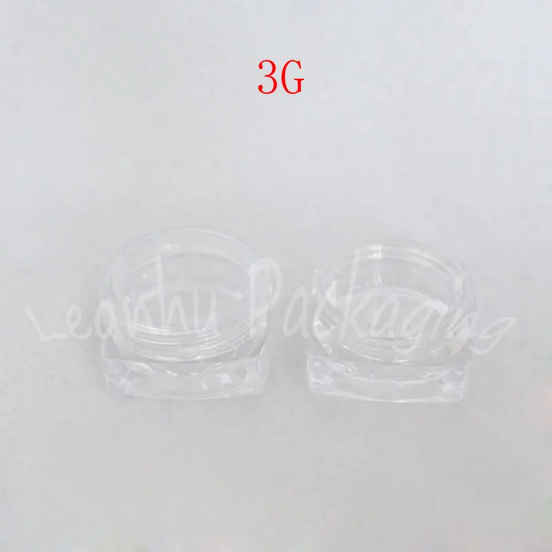 3G Transparent Plastic Square Cream Jar, 3CC Eye Cream/Mask Trial Sample Jar, Empty Cosmetic Container , Makeup Sub-bottling
3G Transparent Plastic Square Cream Jar, 3CC Eye Cream/Mask Trial Sample Jar, Empty Cosmetic Container , Makeup Sub-bottling