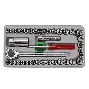 40pcs Socket Wrench Set Car Motorcycle Repair Tool Wrench Socket Combination With Box Set
40pcs Socket Wrench Set Car Motorcycle Repair Tool Wrench Socket Combination With Box Set