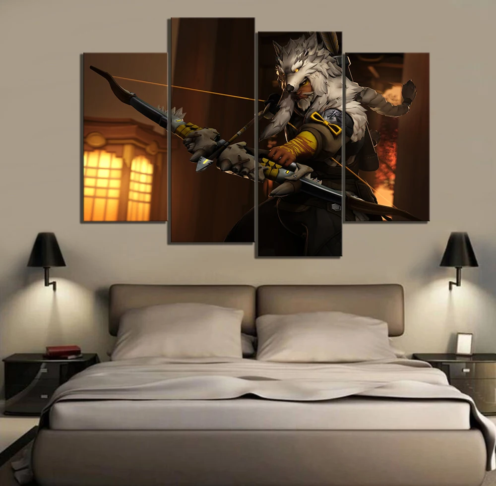 4 Panels Overwatch Archer Game Character Pictures Canvas Paintings Fantasy Wall Art for Home Decor
4 Panels Overwatch Archer Game Character Pictures Canvas Paintings Fantasy Wall Art for Home Decor