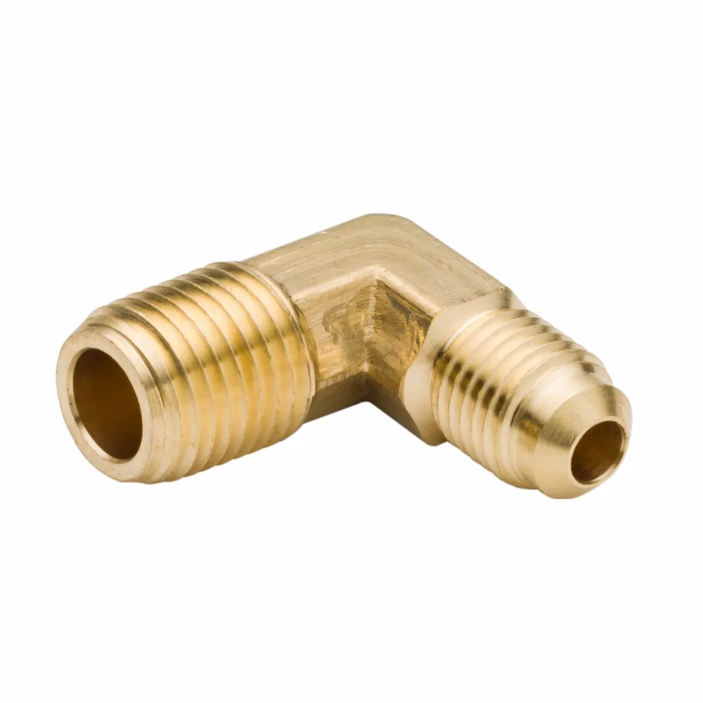 2pcs SAE Flare Tube OD 1/8" 3/16" 1/4" 5/16" and Male NPT Brass Hose Fitting Forged 90 Degree Male Elbow
2pcs SAE Flare Tube OD 1/8" 3/16" 1/4" 5/16" and Male NPT Brass Hose Fitting Forged 90 Degree Male Elbow