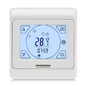 Weekly Programming Thermoregulator Touch Screen Heating Thermostat for Warm Floor Electric Heating System Temperature Controller
Weekly Programming Thermoregulator Touch Screen Heating Thermostat for Warm Floor Electric Heating System Temperature Controller