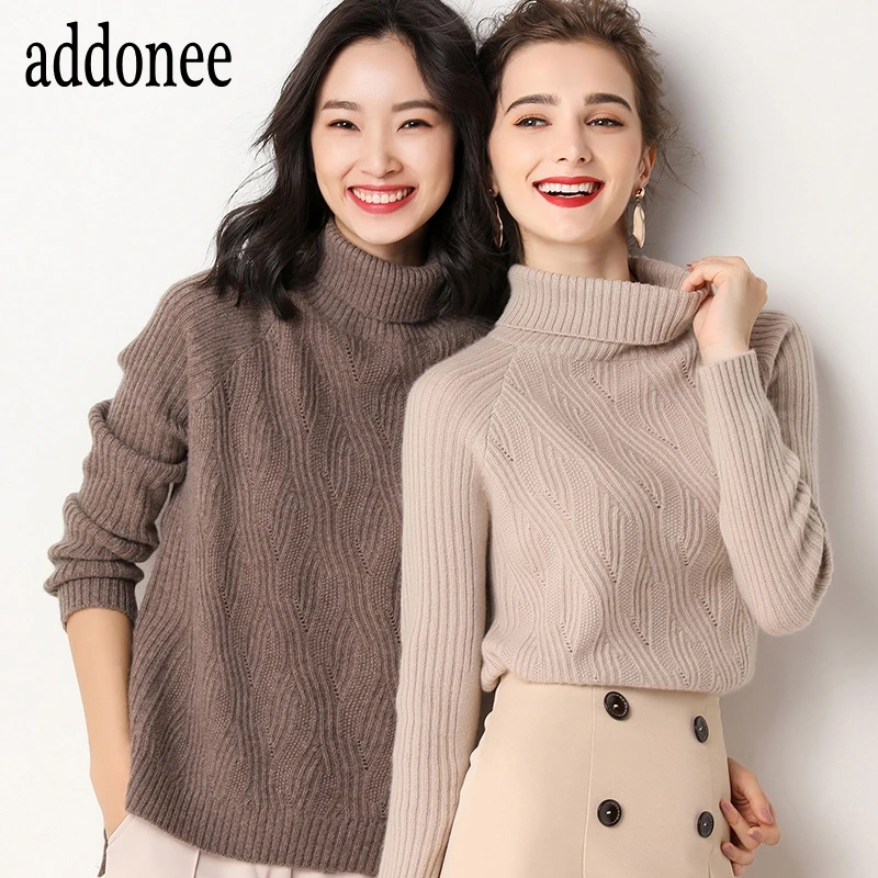 Thick And Warm Autumn Winter Women Cashmere Wool Turtleneck Sweater Pullovers Warm Soft Loose Casual Vintage Fashion Wild Solid
Thick And Warm Autumn Winter Women Cashmere Wool Turtleneck Sweater Pullovers Warm Soft Loose Casual Vintage Fashion Wild Solid