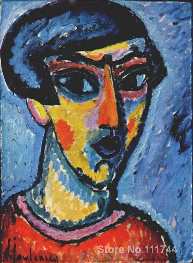 modern wall art Head in Blue Alexej Von Jawlensky canvas paintings High quality Hand painted
modern wall art Head in Blue Alexej Von Jawlensky canvas paintings High quality Hand painted