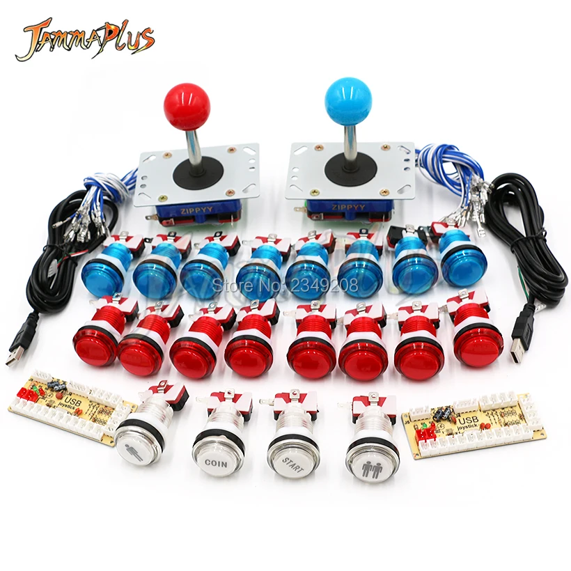 Zero Delay Arcade cabinet DIY kit for 5V led push button ZIPPY Joystick 1 & 2 player COIN START button USB to PC /Raspberry Pi
Zero Delay Arcade cabinet DIY kit for 5V led push button ZIPPY Joystick 1 & 2 player COIN START button USB to PC /Raspberry Pi