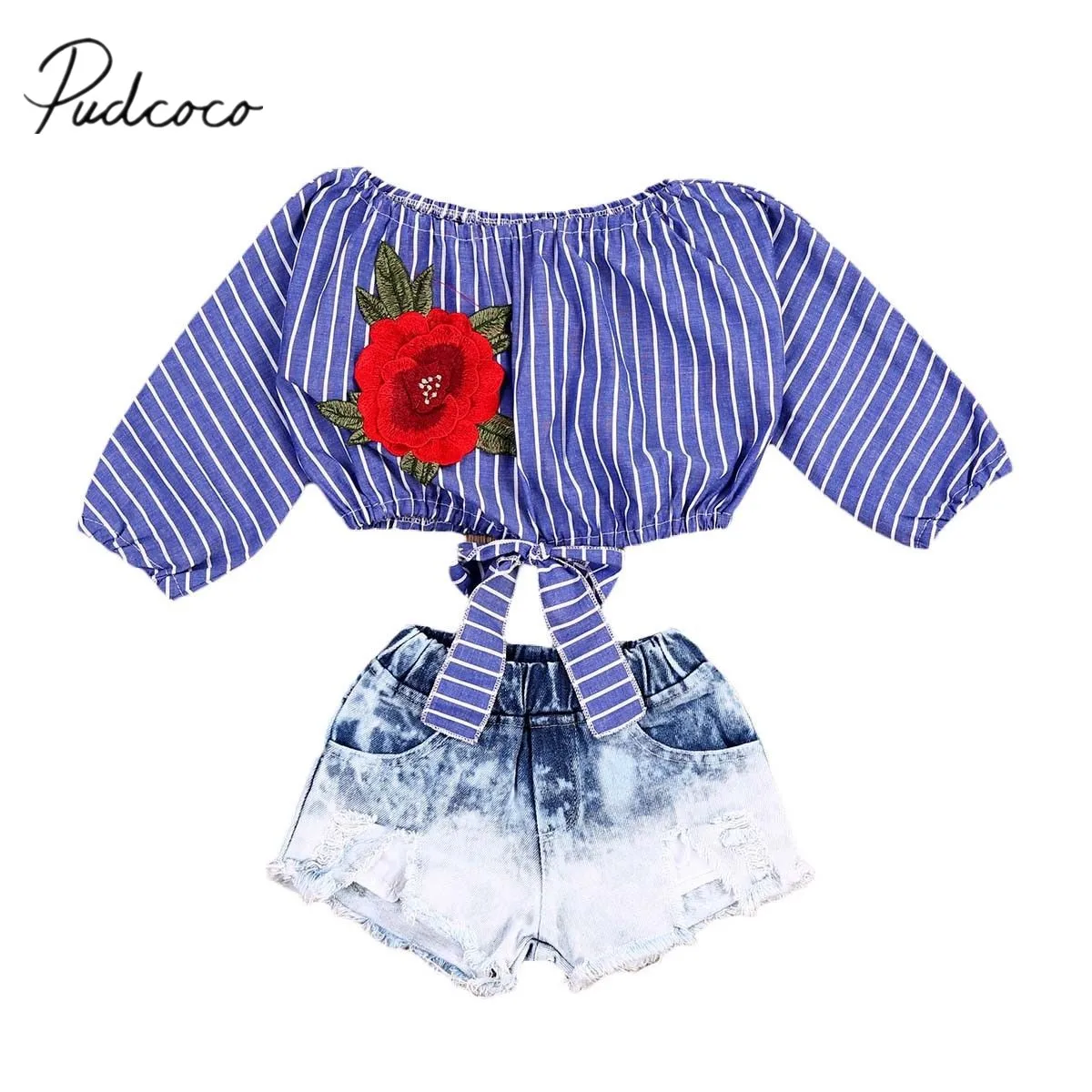 2017 Brand New Fashion Toddler Infant Kid Baby Girls Crop Tops T Shirts Denim Short Jeans Pants 2Pcs Fashion Sets Outfits 6M-5T
2017 Brand New Fashion Toddler Infant Kid Baby Girls Crop Tops T Shirts Denim Short Jeans Pants 2Pcs Fashion Sets Outfits 6M-5T