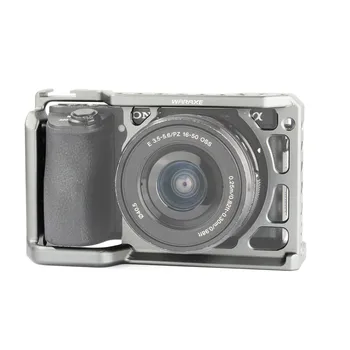 WARAXE A6 Camera Cage for Sony ILCE-6000/ILCE-6300/ILCE-A6500 with 1/4" and 3/8" Threaded Holes Cold Shoe Base Free Shipping
WARAXE A6 Camera Cage for Sony ILCE-6000/ILCE-6300/ILCE-A6500 with 1/4" and 3/8" Threaded Holes Cold Shoe Base Free Shipping