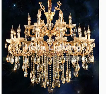 Hot Sellig 18L D110cmGolden Crystal ChandelierFixture Novelty Style Fitting Lustres For Living Room Dining Room Bedroom Lighting
Hot Sellig 18L D110cmGolden Crystal ChandelierFixture Novelty Style Fitting Lustres For Living Room Dining Room Bedroom Lighting