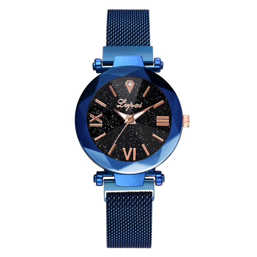 2019 Best Selling Fashion Women Mesh Magnet Buckle Starry Sky Watch Luxury Women Geometric Surface Quartz Watch Relogio Feminino
2019 Best Selling Fashion Women Mesh Magnet Buckle Starry Sky Watch Luxury Women Geometric Surface Quartz Watch Relogio Feminino