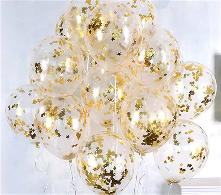 10pcs Clear Balloons Gold Star Foil Confetti Transparent Balloons Happy Birthday Baby Shower Wedding Party Decorations Globos
10pcs Clear Balloons Gold Star Foil Confetti Transparent Balloons Happy Birthday Baby Shower Wedding Party Decorations Globos