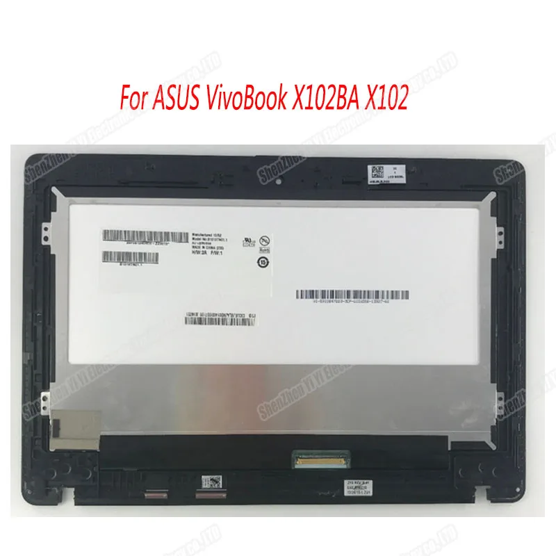 LCD Display Panel Screen Monitor Touch Screen Digitizer Glass Assembly with frame For ASUS VivoBook X102BA X102 B101XTN01.1
LCD Display Panel Screen Monitor Touch Screen Digitizer Glass Assembly with frame For ASUS VivoBook X102BA X102 B101XTN01.1