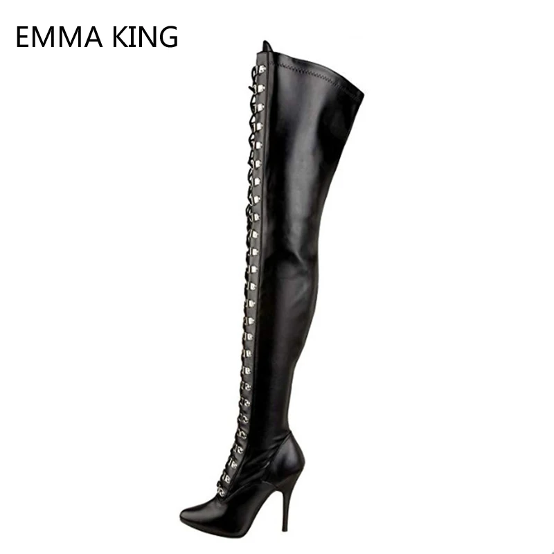 Fashion Shoes Woman Black ladies Thigh High Boots Sexy Female Leather Boots Women Over the Knee Boots Heels Botines Mujer 2019
Fashion Shoes Woman Black ladies Thigh High Boots Sexy Female Leather Boots Women Over the Knee Boots Heels Botines Mujer 2019