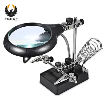 FGHGF Illuminated Magnifier For Embroidery Desktop Loupe Microscope Magnifying Glass LED Light Desk Soldering Surprise Price
FGHGF Illuminated Magnifier For Embroidery Desktop Loupe Microscope Magnifying Glass LED Light Desk Soldering Surprise Price